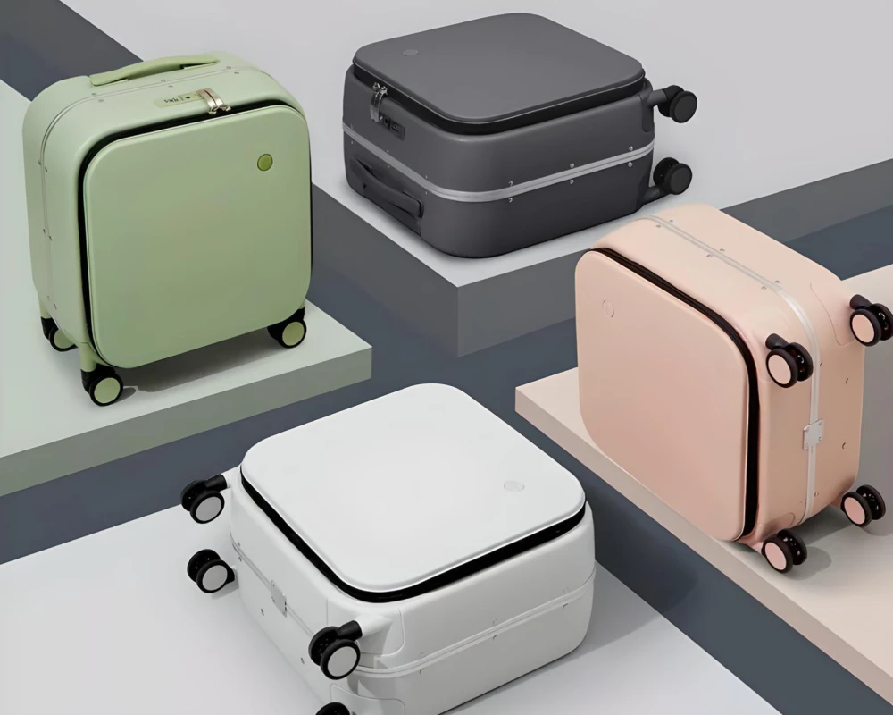 suitcase with compartments